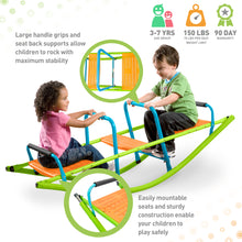 Load image into Gallery viewer, Pure Fun Kids Dual Rocker Seesaw, Indoor or Outdoor - Pure Fun