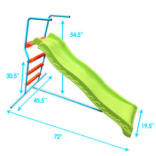 Load image into Gallery viewer, Pure Fun 6-Foot Wavy Kids Slide, Indoor or Outdoor - Pure Fun