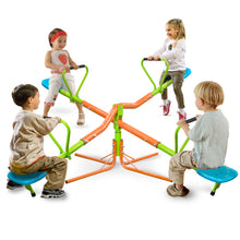 Load image into Gallery viewer, Pure Fun Kids 360-Degree Quad Swivel Seesaw, Indoor or Outdoor - Pure Fun
