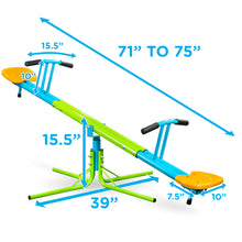 Load image into Gallery viewer, Pure Fun Heavy Duty 360 Kids Swivel Seesaw, Indoor or Outdoor - Pure Fun